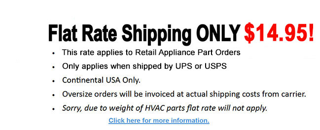 Flat Rate Shipping Only $14.95